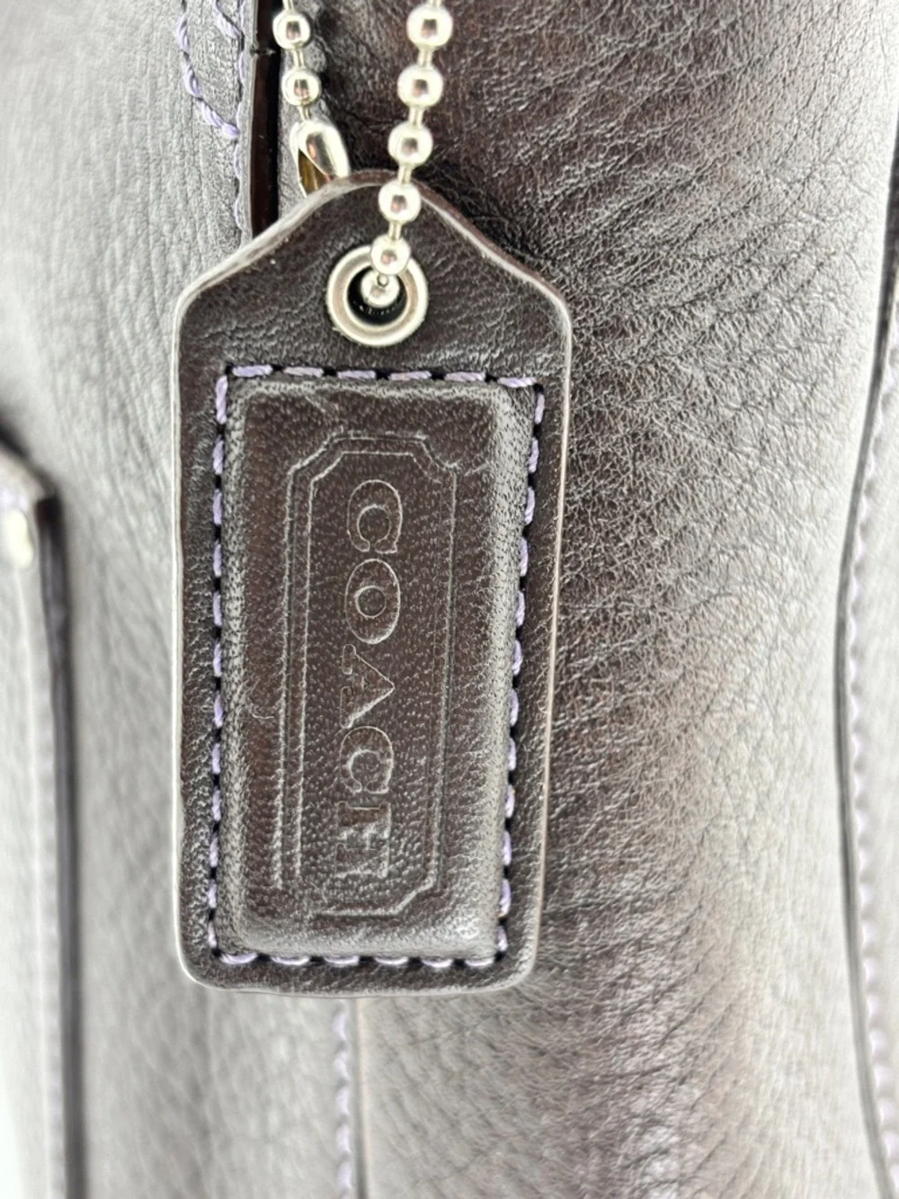 Coach E06S-10131 Chelsea Brown Pebbled Leather Hobo Shoulder Handbag - Picture 8 of 14